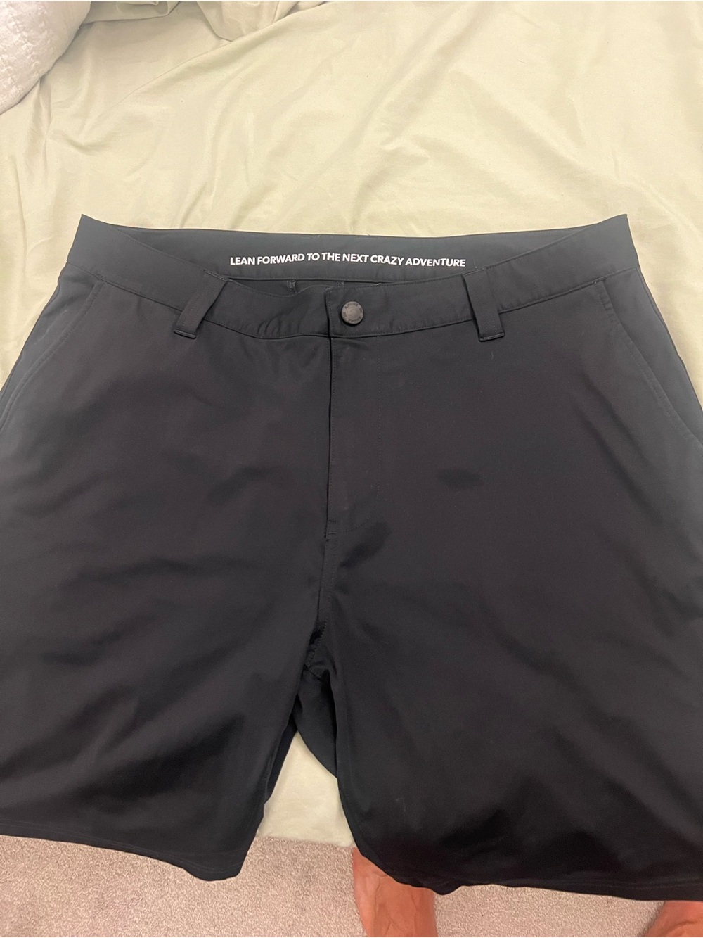 Men's Black Performance Shorts - Stretch, Quick-Dry